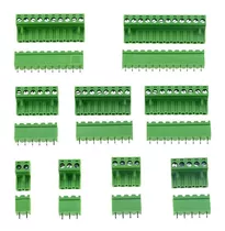 Terminal Block Ht5.08 3 Pines Macho Y Hembra Pack 7 Unidades