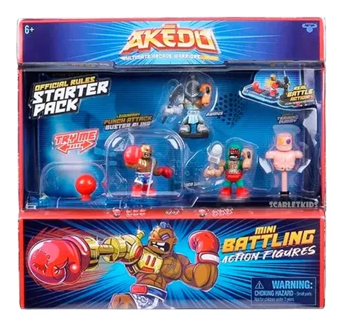 Akedo Ultimate Arcade Warrior Starter A 3 Fig Int 14218