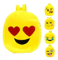 Mochila Emojis Emoticones Emociones Peluche Prescolar-basica