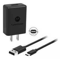 Cargador Motorola Turbo Power Moto One Fusion Usb C