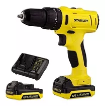 Taladro Atornillador Stanley Sch121s2k Inalámbrico Percutor Color Amarillo Frecuencia 50