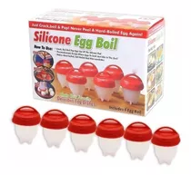 Huevos Silicone Egg Boil 6 Unidades