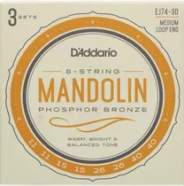 D'addario Mandolin Strings. Ej74