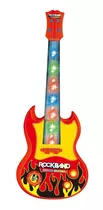 Guitarra Infantil Musical  Rock Com Som E Luzes Barata