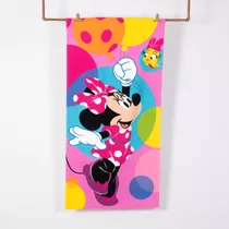 Toalla De Playa 68x137 Diseño Mickey O Minnie Mouse Disney Color Rosa