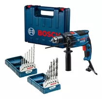 Furadeira Impacto Bosch 13mm Gsb 16re 850w Kit Brocas 110v