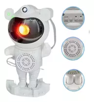 Projetor Luminaria Robozinho Astronauta Bluetooth Cx Som 