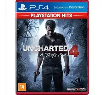 Uncharted 4: A Thief's End Ps4 Mídia Física Lacrado Dublado