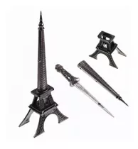 Torre Eiffel Adaga Faca Espada Punhal C/suporte Decorativa