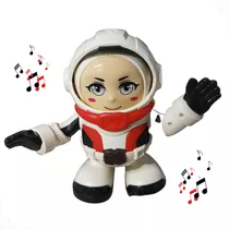 Robo Musical Astronauta Pisca Dança P/ Criança Bebê Infantil