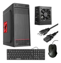 Gabinete Combo Atx Coolmax H5 600w Mouse Teclado - Tecnobox