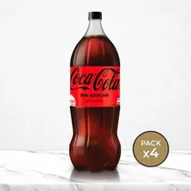 Refresco Coca - Cola Zero - 3 Litros Funda X 4