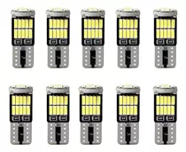 Diez Piezas T10 Pellizco Vela Cuartos 26 Led Smd Auto Moto