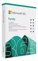 Microsoft 365 Family 6 Usuários, Assinatura Anual, 6gq-01543