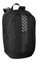 Mochila De Tenis Wilson Night Session Tour, 2 Colores Reflectantes, Color Negro