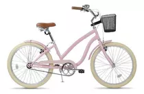 Bicicleta Urbana Femenina Turbo Bicycles Chic Chic  2018 R24 Freno V-brakes Color Rosa