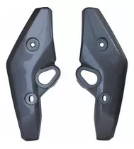 Cachas Soporte De Optica Del. Yamaha Fz 16 (plata) Jgo. V.c.