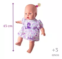 Boneca Judy Faz Sons De Bebe Fofinha E Cheirosa + Acessórios