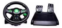 Volante Controle Xbox360 Ps3 Ps2 Pc Usb Verde Kp-5815a Knup