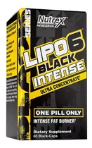 Nutrex Lipo 6 Black Intense (60 Cap) - Quemador