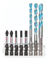 Set Puntas Atornillador Bosch Y Mechas Multiconst Impact X 8