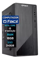 Computador Fácil Intel Core I5 3ª  16gb Ddr3 Ssd 240gb