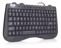 Mini Teclado Multimidia Usb Para Pc Notebook Padrao Abnt2 Br Cor De Teclado Preto Idioma Português Brasil