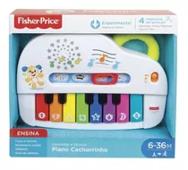 Fisher Price Piano Cachorrinho - Aprender E Brincar Cor Branco