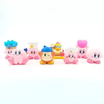 Set De 8 Figuras Kirby Anime Gamer De Colección