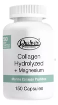 Qualivits | Colageno Hidrolizado Marino Y Magnesio | 150 Cap Sabor Sin Sabor
