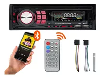 Stereo Para Auto Libercam Rste-03fijo Bluetooth Display Lcd Mp3 Usb Radio Fm Sd Retroiluminado