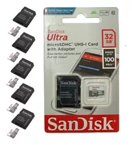 Cartão Micro Sd Sandisk Ultra Kit 5 Unidades