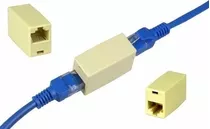 Kit 10 Pçs Emenda Conector P/ Rj45 Fêmea X Fêmea Cabo Rede