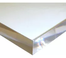  Placa Chapa Acrílico Cristal 10x15cm 10mm