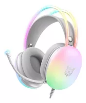 Headset Gamer Profissional Onikuma X25 Rgb Branco