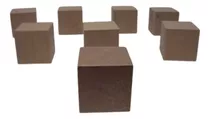 12 Cubos Em Mdf 5x5x5