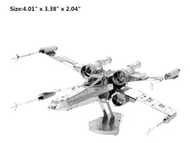 Quebra Cabeça 3d Nano Metálico Star Wars X Wing Fighter