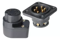 Conector Rc6a-i (áudio) 6 Polos/3 Vias - Com Parafusos