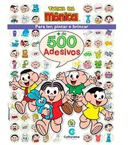 Livro 500 Adesivos E Atividades Da Turma Da Mônica Culturama