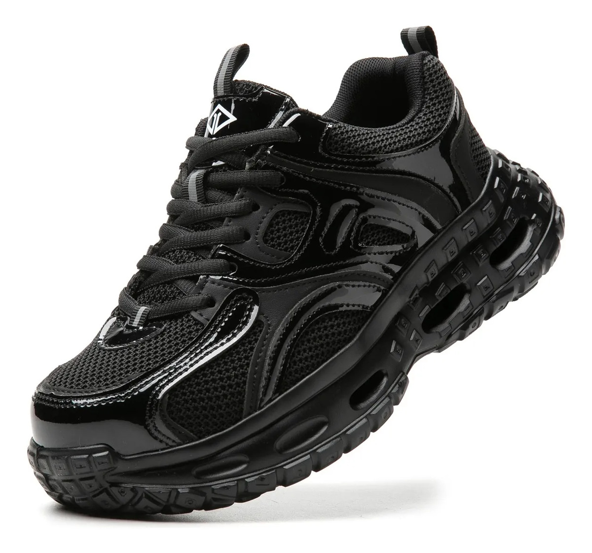 Tenis De Seguridad Industrial Punta De Acero Negro 43 Eu