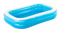 Pileta Inflable Rectangular Bestway 54006 De 2.62m X 1.75m X 51cm 778l Azul Y Blanca Caja