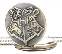 Reloj Collar De Hogwarts M1 Harry Potter De Colección Escudo