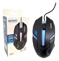 Mouse Gamer Led Rgb 7 Cores Com Fio Usb 1200dpi