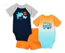 Conjuntos Carters Niño Varon Talla 6 9 12 18 Y 24 Meses Bebe