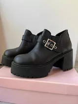 Zapatos Negro Mujer Talle 39 Color Negro - Sibyl Vane