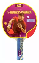 Paleta De Ping Pong Sensei De 3 Estrellas St (recto) Roja