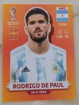 Figurita Rodrigo De Paul Album Qatar 2022