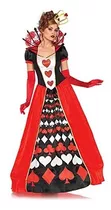 Disfraz Talla Small Para Mujer De Reina De Corazones Del