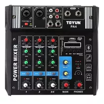 Consola Amplificada Profesional 100w Teyun Pa4