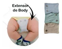 Kit 3 Extensor Prolongador Body De Bebe 2 Botoes Envio 24h